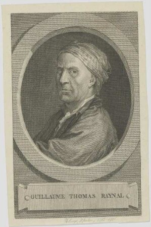 Bildnis des Guillaume Thomas Raynal
