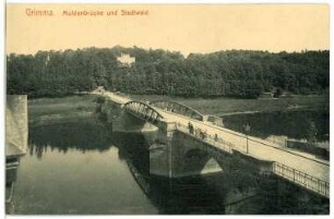 Grimma. Muldenbrücke und Stadtwald