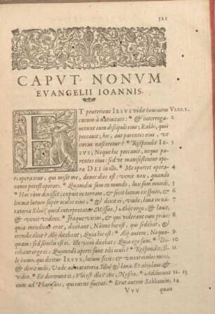 Capvt Nonvm Evangelii Ioannis.