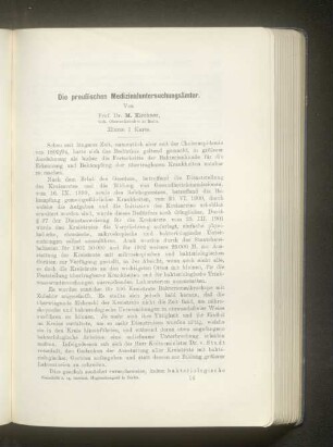Die preußischen Medizinaluntersuchungsämter
