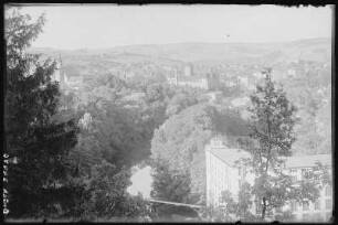 Zschopau. Blick auf Zschopau