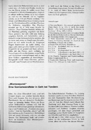 "Mismosquost" Eine Sonnenwendfeier in Seth bei Tondern