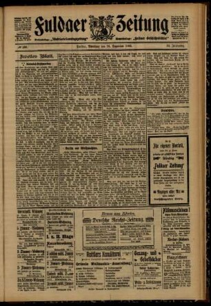 Zweite Ausgabe vom Dienstag, den 18. Dezember 1906.