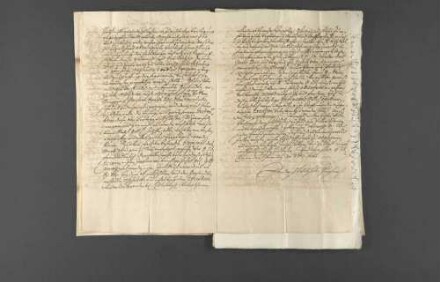 Korrespondenz mit Geheimrat Karl von Stein.