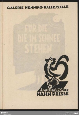Für die die im Schnee stehen