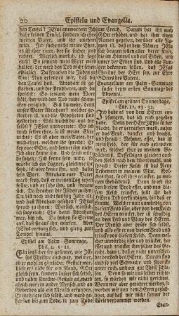 Epistel am grünen Donnerstage, 1 Cor. 11, 23-32.