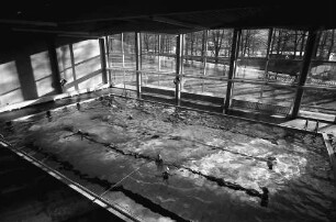Staufen: Haus Münstertal; Hallenschwimmbad; von oben
