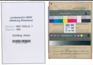 Entnazifizierung Anton Schilling , geb. 27.06.1900 (Klempner)