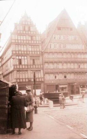 Hannover: Alte Fachwerkhäuser am Markt