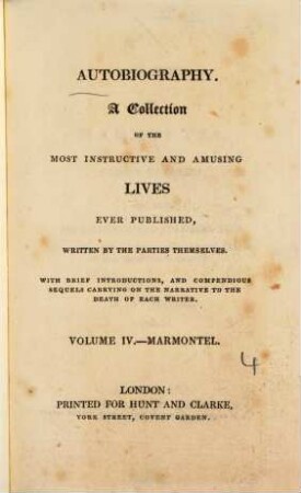 Memoirs of Marmontel. Vol. 2 (1827)