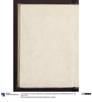 Skizzenbuch & Leerseite & fliegendes Vorsatzblatt