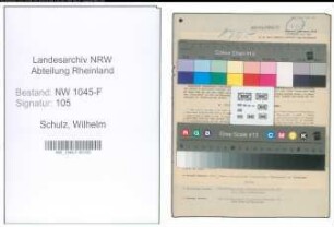 Entnazifizierung Wilhelm Schulz , geb. 02.09.1895 (Finanzbeamter)