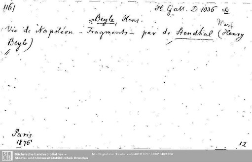 Historia Gallica D 1036