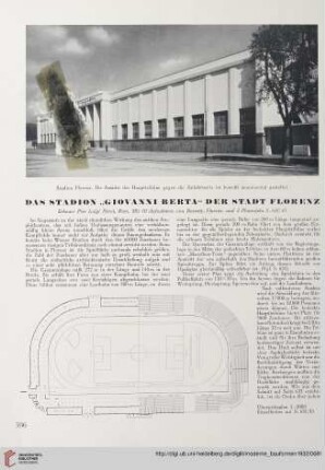 Das Stadion "Giovanni Berta" der Stadt Florenz
