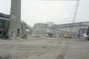 Kesselhaus 3, Schornstein 4, Feinbrecherturm, Schrägbrücke 5/6, Hochbunker, von S