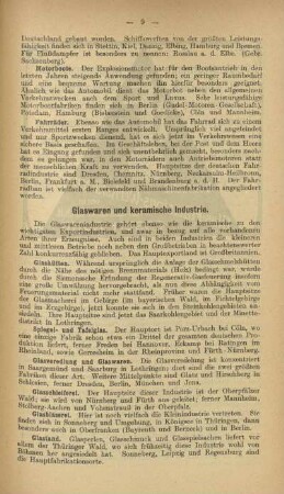 Glaswaren und keramische Industrie