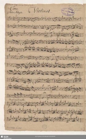 Erntemusik - Mus.3356-D-505 : V (3), Coro, orch