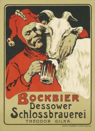 Bockbier. Dessower Schlossbrauerei Theodor Gilka