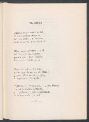 El zorro