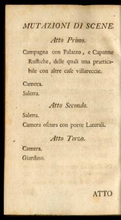 Mutazioni Di Scene