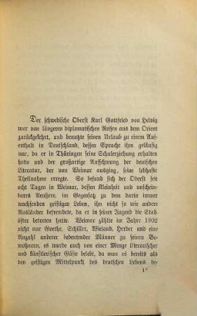 Große und kleine Leute in Alt-Weimar : Novellen