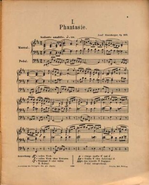 Sonate No. 15 in D-dur für Orgel : op. 168