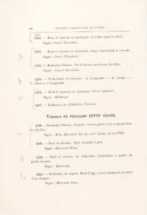 Travaux de Harouaki (XVIIIe siècle)
