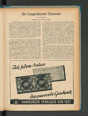 Die Langenhorner Chaussee