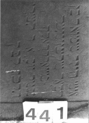 Grabstein 441 (Detailaufnahme)