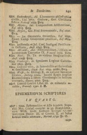 Ephemeridum Scriptores