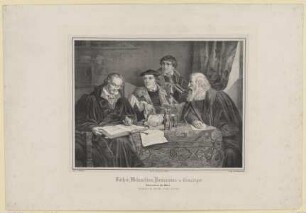 Gruppenbildnis von Luther, Melanchton, Pomeranus und Crusciger