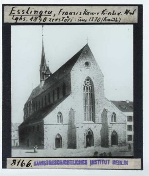 Esslingen, Franziskanerkirche : Westfassade
