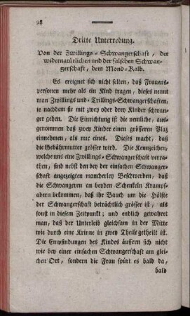Dritte Unterredung.