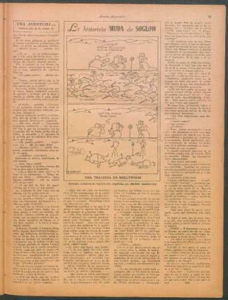 La historieta muda de Soglow [Cómic] : Una tragedia en Hollywood