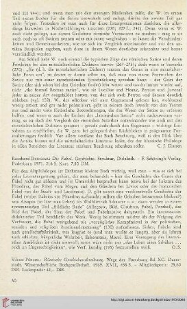 16: [Rezension von: Viktor Pöschl, Römische Geschichtsschreibung]