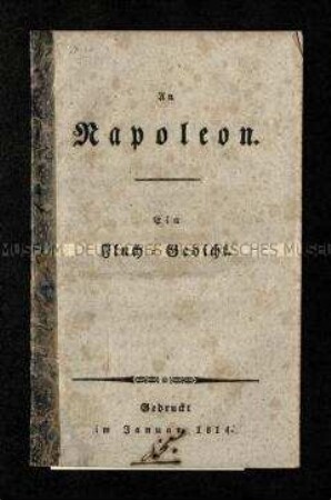 Spottgedicht auf Napoleon I.
