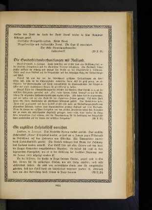 Ein englisches Hospitalschiff vernichtet.