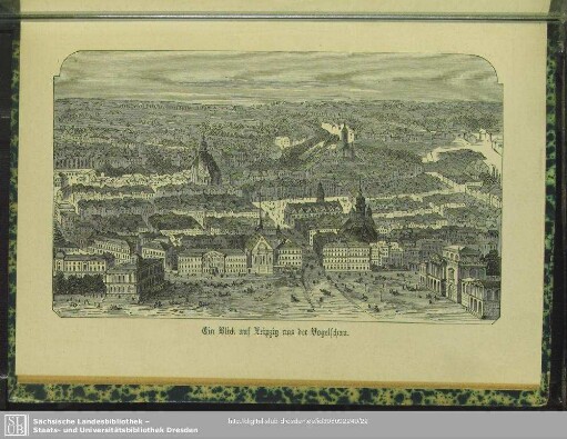 Ein Blick auf Leipzig aus der Vogelschau