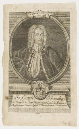 Bildnis des Jo. Gottfr. Schaumburg