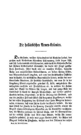 Die holländischen Armen-Kolonien