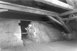 Königstein. Festung. Brunnenhaus. Oberer Gewölbeteil im Dachboden