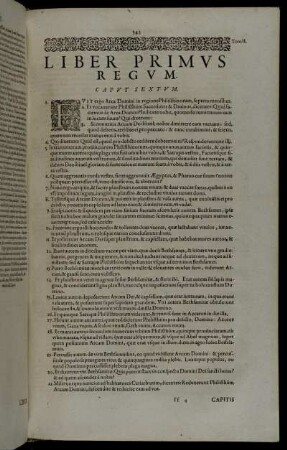 Liber Primus Regum. Caput Sextum.
