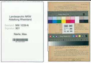Entnazifizierung Max Nierle , geb. 21.10.1886 (Bahnbeamter)