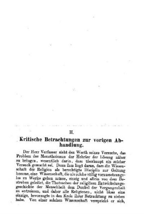 Kritische Betrachtungen zur vorigen Abhandlung