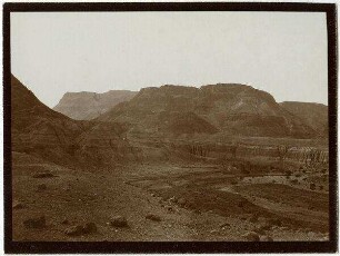 Ausgang des wadi sejal [wadi es-sejal]
