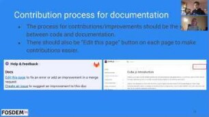 Ensuring that documentation is a first-class citizen in open source projects
