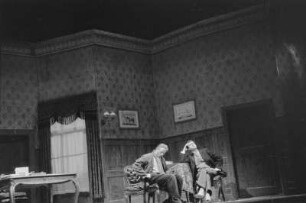 Szenenbilder aus " Aufruf an der Mauer", Meininger Theater, 1954