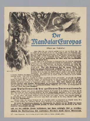 "Der Mandatar Europas"