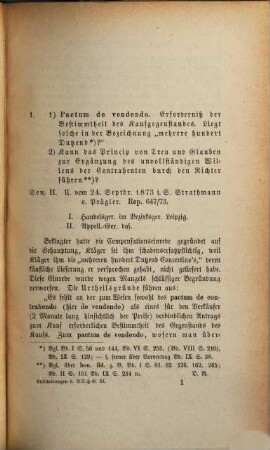 Entscheidungen des Reichs-Oberhandelsgerichts. 11. 1874