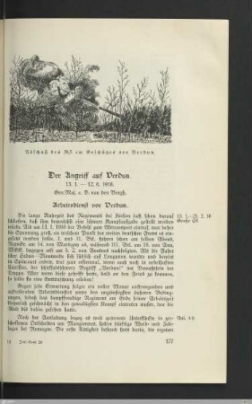 Der Angriff auf Verdun